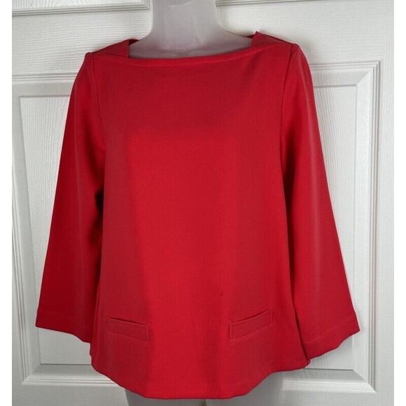 Ann Taylor LOFT Tunic, , Dark Coral Sz: MP, 50-49 - Picture 1 of 15